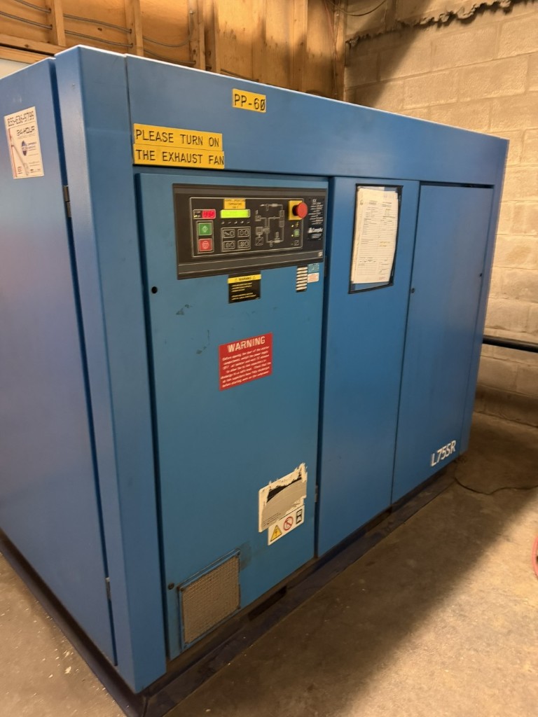 Comp Air  L75SR rotary screw air compressor, 2004